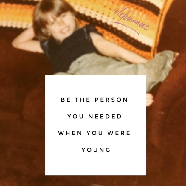 be the person